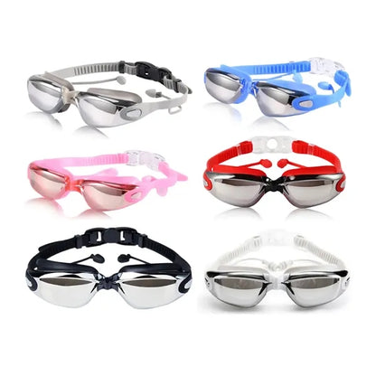 Anti Fog Mirror Swimming Goggles with UV Protection