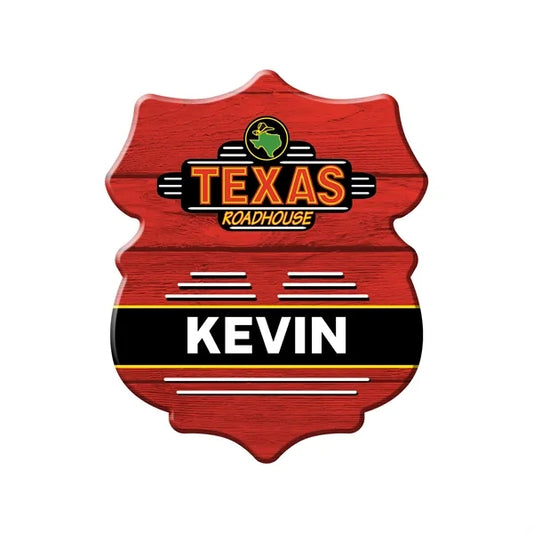 2.1" x 1.8" Shield Name Badge