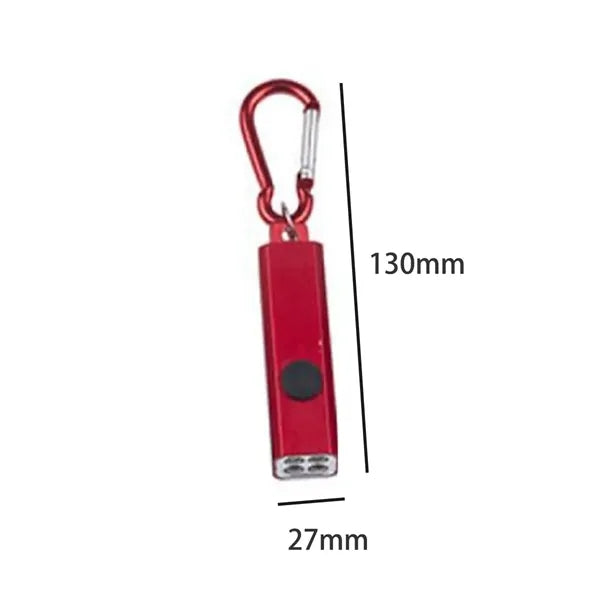Mini LED Flashlight Keychain with Metal Body