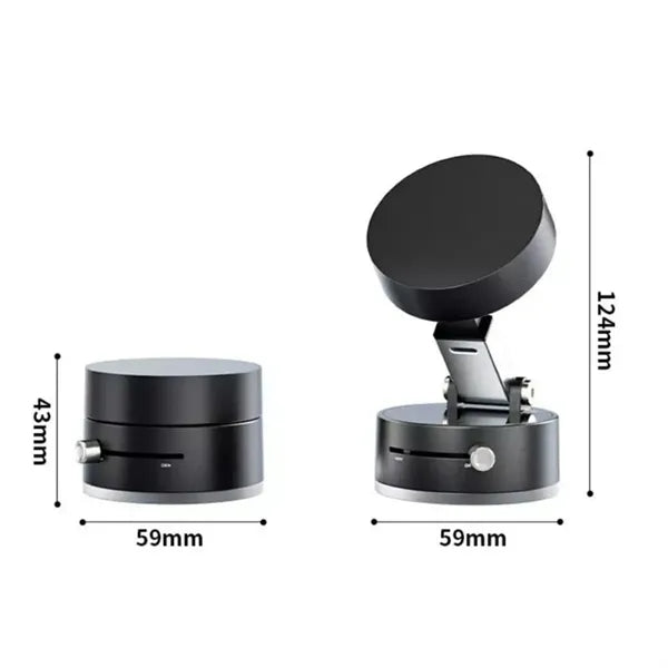 Auto Rotating Magnetic Phone Holder with Suction Base