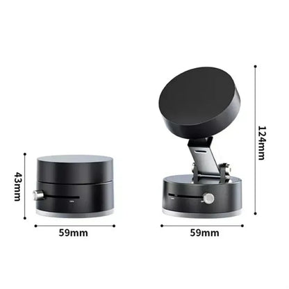 Auto Rotating Magnetic Phone Holder with Suction Base