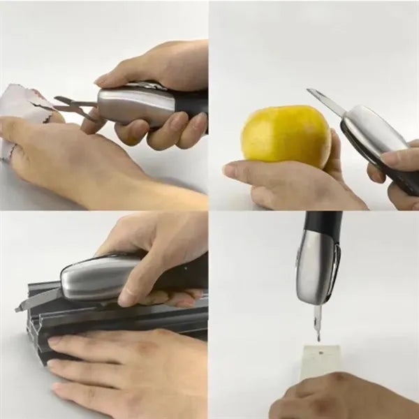 Multi-Purpose Outdoor Knife Lighting Warning Flashlight