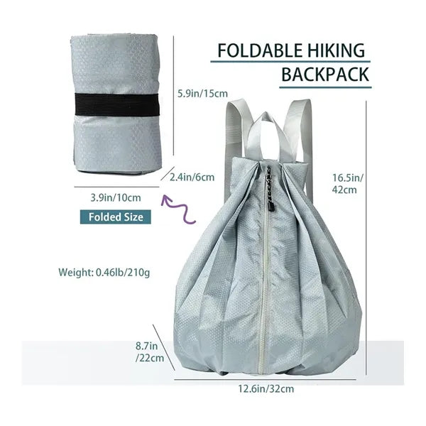 Large Capacity Multifunctional Waterproof Folding Backpack