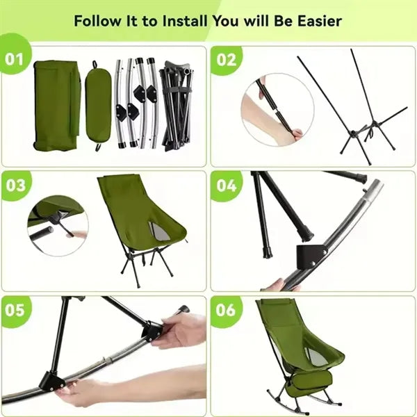 Portable Folding Rocking Chair