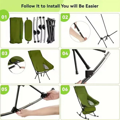 Portable Folding Rocking Chair