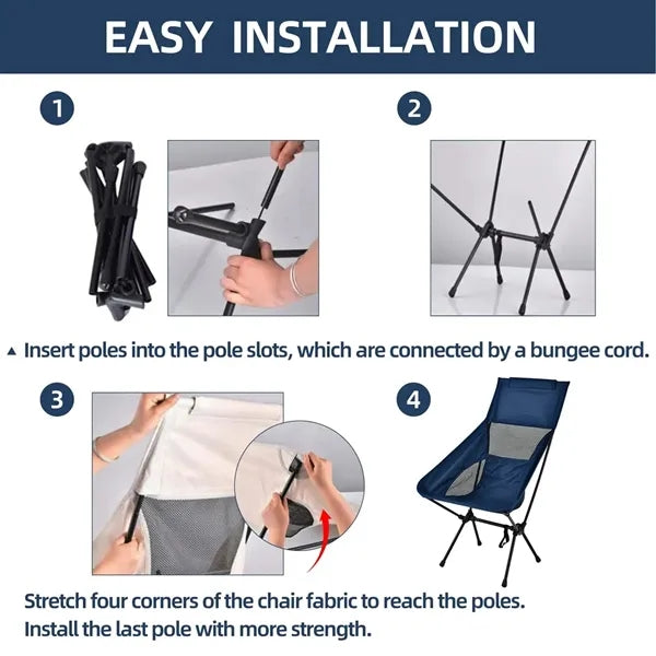 Portable Folding Rocking Chair