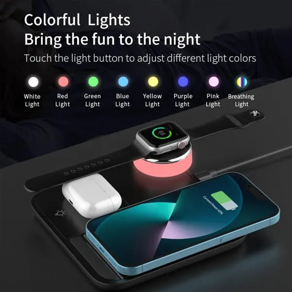 4 in 1 Foldable Wireless Multi-Protection Charger