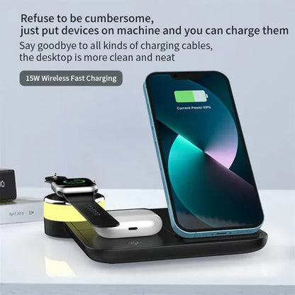 4 in 1 Foldable Wireless Multi-Protection Charger