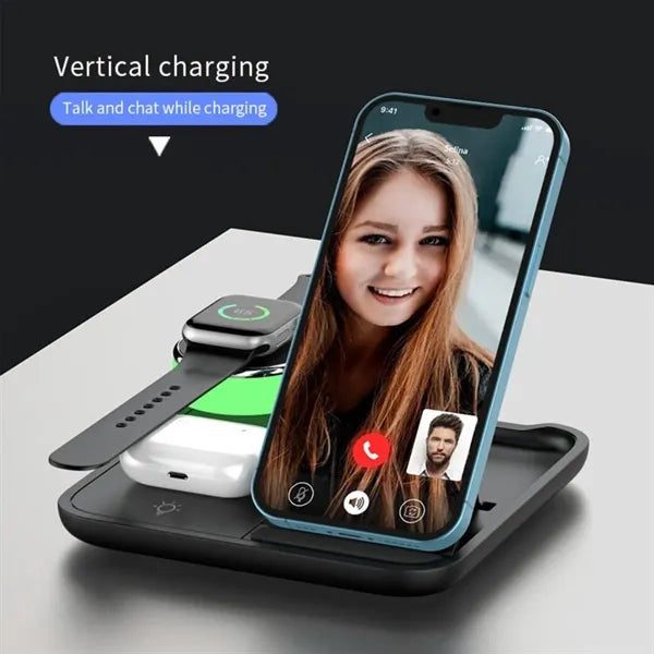 4 in 1 Foldable Wireless Multi-Protection Charger