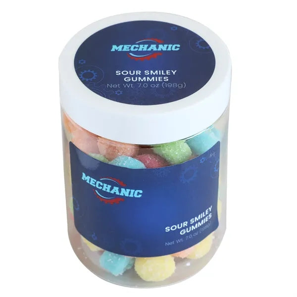 Sour Smiley Gummies: Large Jar