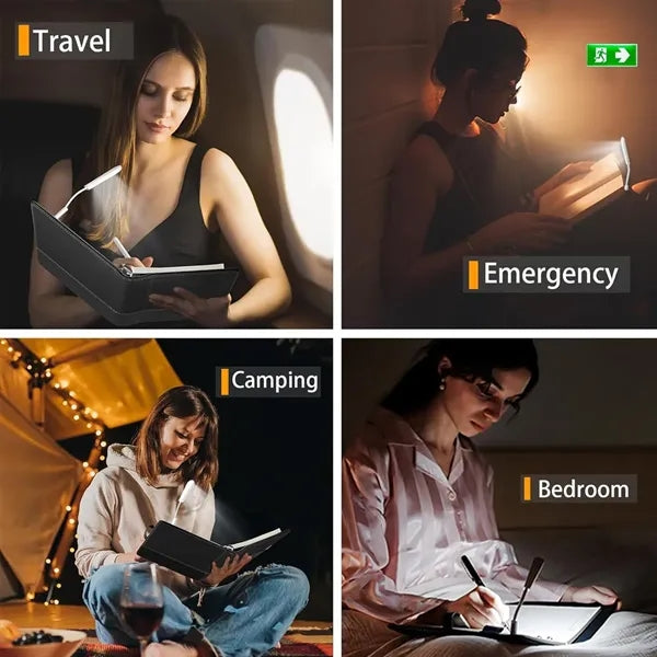 Rechargeable Laptop Power Bank Notepad With USB Flash Drive