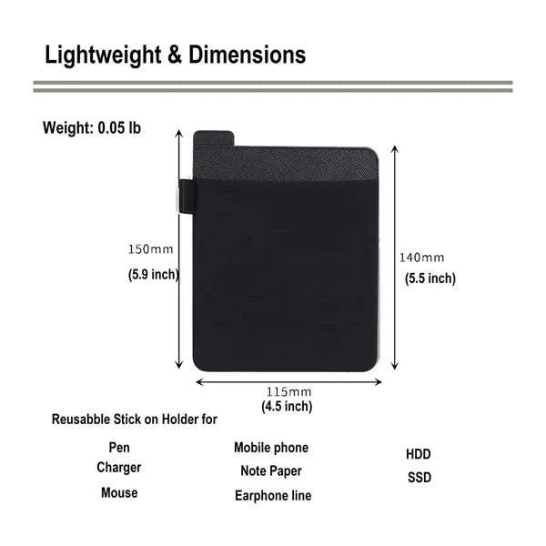 Mini Square Sticky Portable Mouse Case Computer Accessories