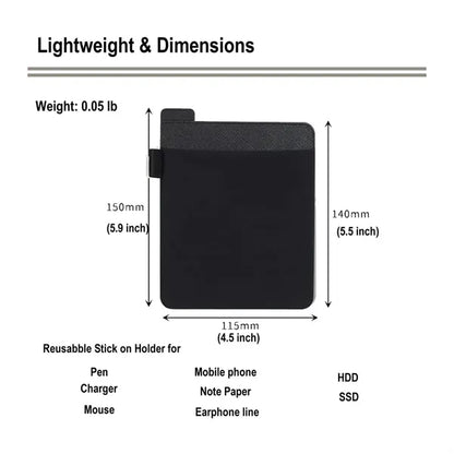 Mini Square Sticky Portable Mouse Case Computer Accessories