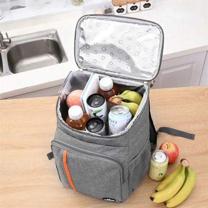 24L Insulated Cooler Backpack with Leakproof Liner Pockets