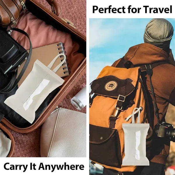 Multifunctional Multicolor Hanging Leather Car Tissue Holder