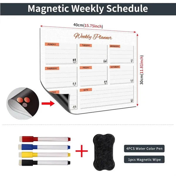 Magnetic Calendar Notepad