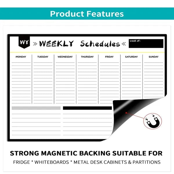 Magnetic Calendar Notepad