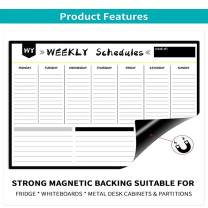Magnetic Calendar Notepad