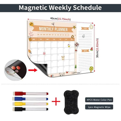 Magnetic Calendar Notepad