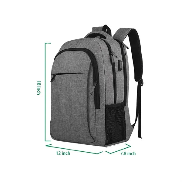 30L Business Laptop Backpack with USB Port