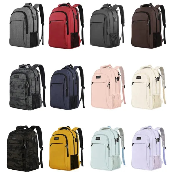 30L Business Laptop Backpack with USB Port