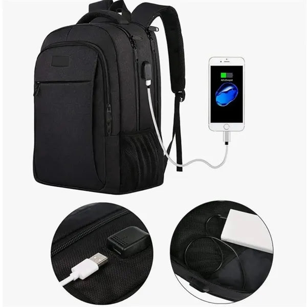 30L Business Laptop Backpack with USB Port
