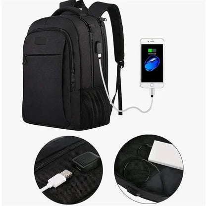 30L Business Laptop Backpack with USB Port