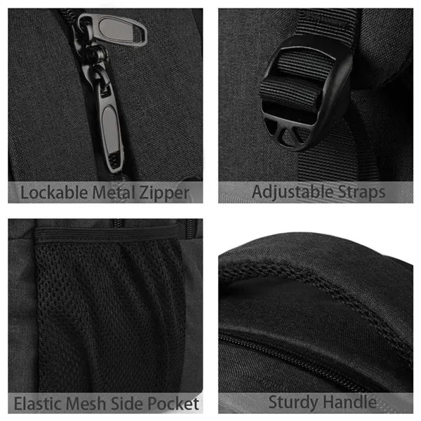 30L Business Laptop Backpack with USB Port