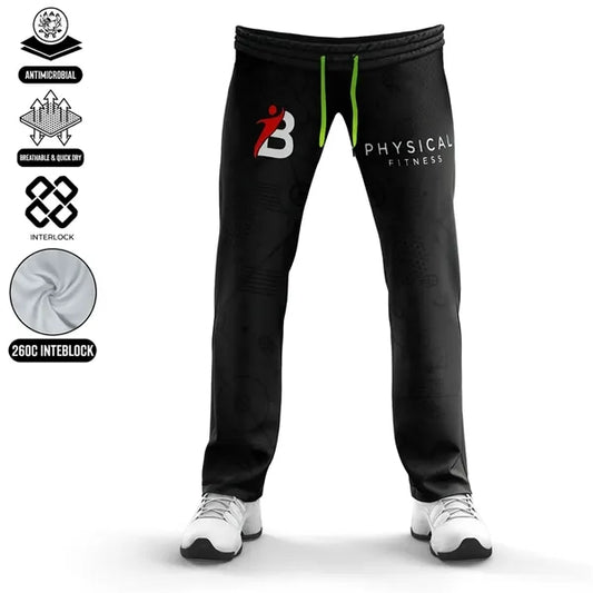 Men's Sublimated Track Pants-280G Spandex Interlock