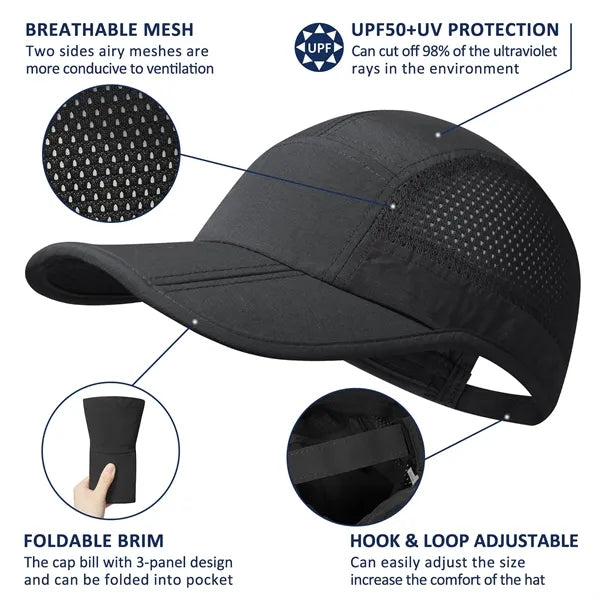 Foldable Quick-Drying Breathable Waterproof Sun Hat