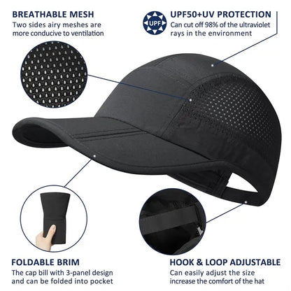 Foldable Quick-Drying Breathable Waterproof Sun Hat