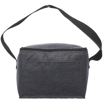 Heathered 6-Can Insulated Cooler Lunch Bag
