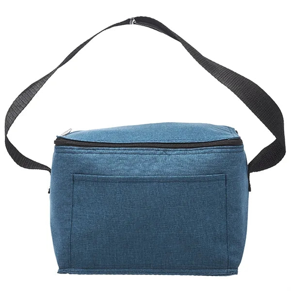 Heathered 6-Can Insulated Cooler Lunch Bag