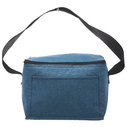 Heathered 6-Can Insulated Cooler Lunch Bag