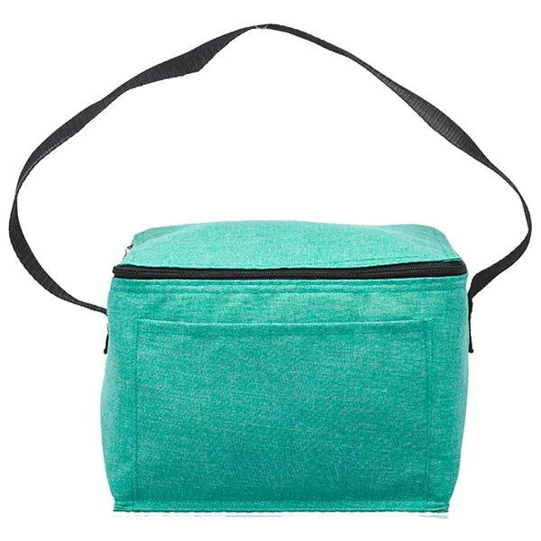 Heathered 6-Can Insulated Cooler Lunch Bag