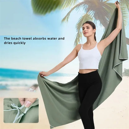 Quick-Dry Magnet Beach Microfiber Bath Towel