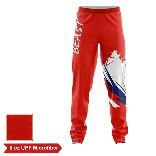 Microfiber Track Pants Unisex Sublimated UPF