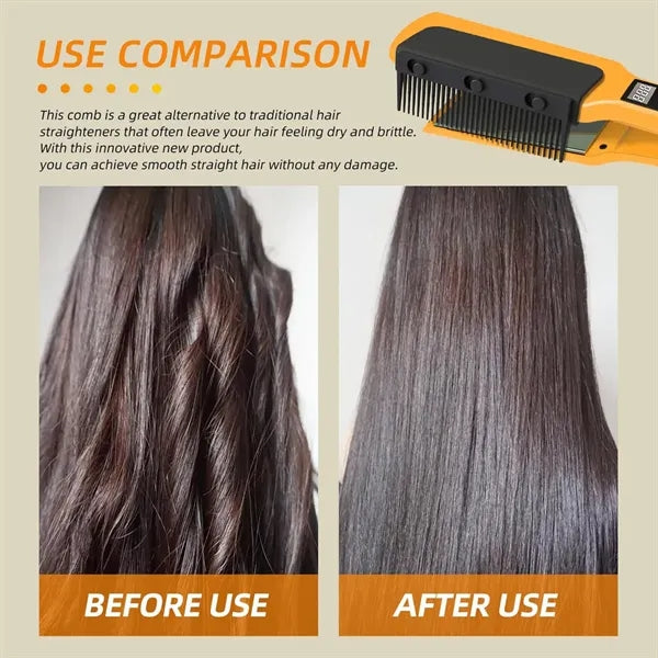 Detachable Comb Electric Hair Straightener