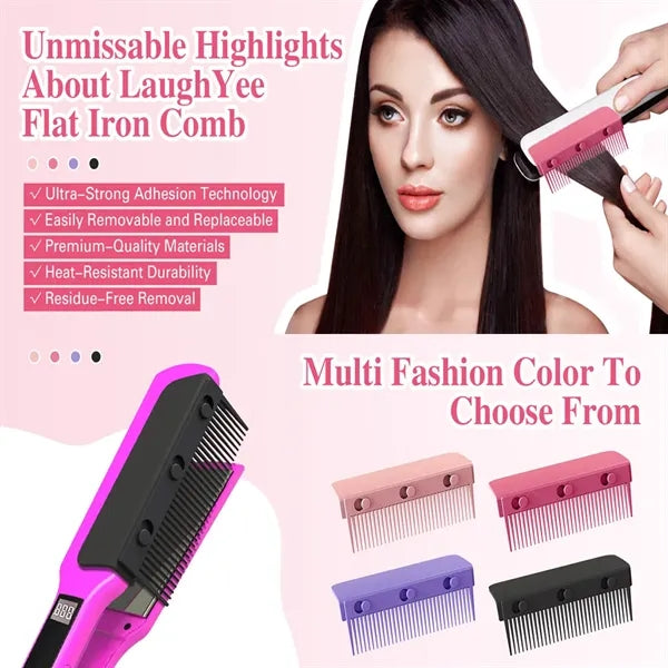 Detachable Comb Electric Hair Straightener