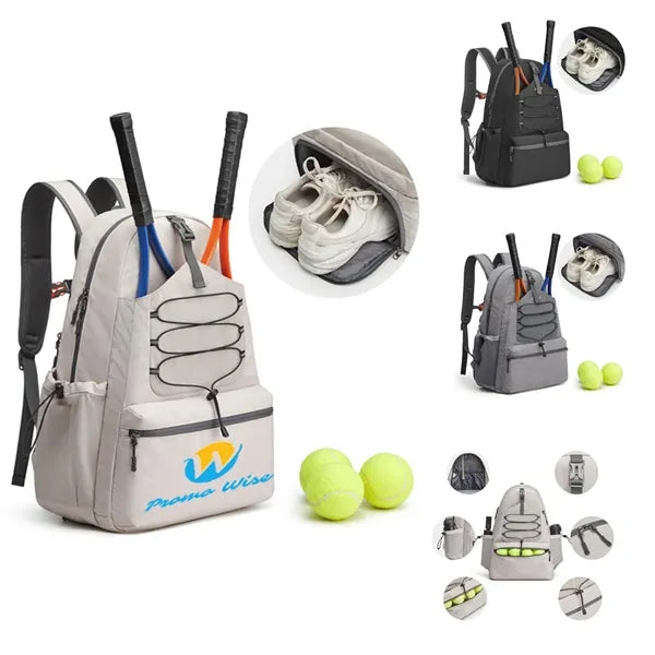 Multifunctional Reflective Sports Tennis Bag Backpack