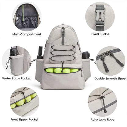 Multifunctional Reflective Sports Tennis Bag Backpack