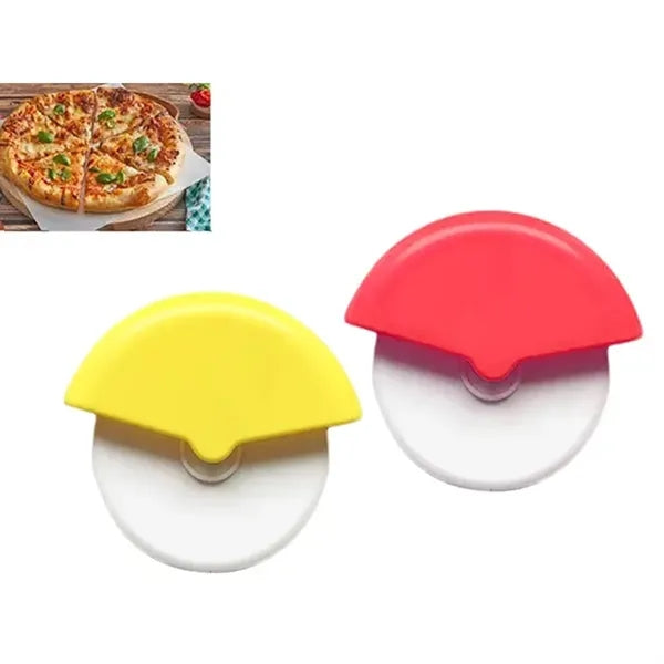 Portable Round Safe Non-toxic Plastic Pizza Cutter