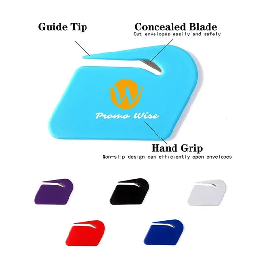 Mini Portable Box Knife with Retractable Folding Blade