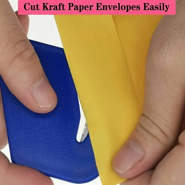 Mini Portable Box Knife with Retractable Folding Blade
