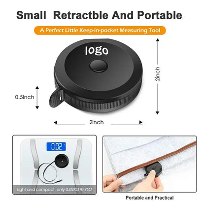 60 in Double Scales Soft Retractable Tape Measure