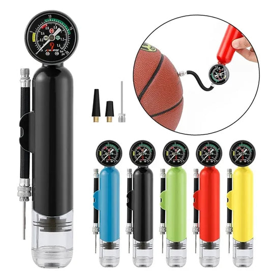 Ball Pump with Pressure Gauge