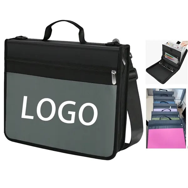 Zippered Executive Binder With Carry Handle