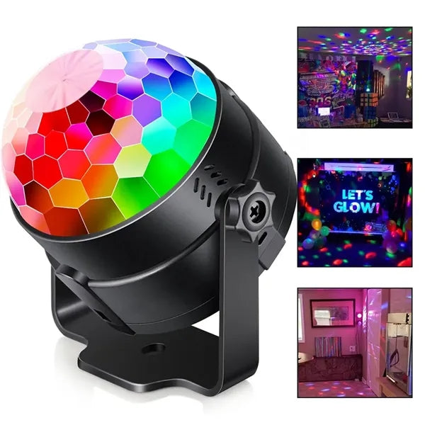 Sound Activated Party Lights with Remote DJ Lighting