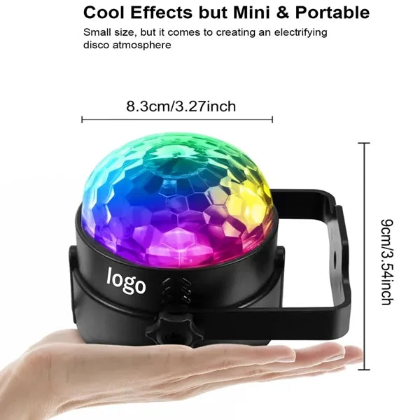 Sound Activated Party Lights with Remote DJ Lighting