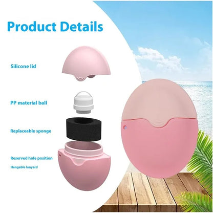 Refillable Roll on Sponge Suncream Lotion Applicator